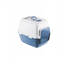 Stefanplast Cat toilet closed Cathy Comfort 58x45x48cm baltas mėlynas