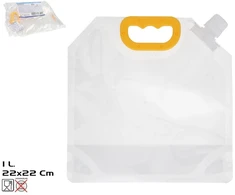 Skaidrus pikniko maisto ir vandens konteineris 1 l 21x21 cm, SUMMER ENJOY