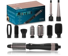 Cecotec Bamba CeramicCare 10in1 Multistyler Warm Juodas Rose 1.6 m