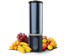 Plakiklis Cecotec Maišytuvas | Power Titanium Shake2Go | Nešiojamas | 180 W | Indo medžiaga be BPA | Indo talpa 0,6 L | Tamsaus plieno