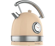 Cecotec Virdulys | ThermoSense 420 Vintage | 2200 W | Electric | 1.8 L | Nerūdijantis plienas | 360° rotational base | Light rusvai gelsvas