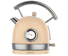 Cecotec Virdulys | ThermoSense 420 Vintage | 2200 W | Electric | 1.8 L | Nerūdijantis plienas | 360° rotational base | Light rusvai gelsvas