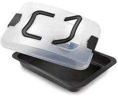 Guardini Baking dish with carrying lid Bake Away 24 x 32 x 4,7 cm