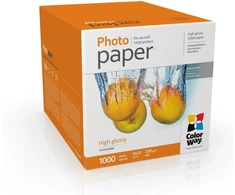 ColorWay Photo Paper, 1000 sheets | High Glossy | 230 g/m² | 10x15