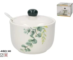 Lumarko Cukiernica su łyżką 480 ml 11.5x11.5x11 cm KITCHEN&amp;GO