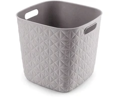 Curver CURVER kvadratinis krepšelis smėlio spalvos SOFTEX 15L