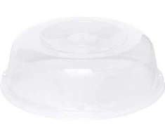 Mikrobangų krosnelės lėkštės dangtis CURVER BASIC KITCHEN ACCESORIES, skaidrus, h9 x 27 x 27 cm