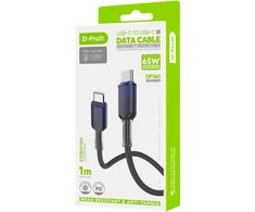 D-Fruit USB-C - USB-C DF160 kabelis 1m, tamsiai mėlynas