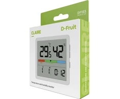 Ventiliatorius D-Fruit temperatūros ir drėgmės matuoklis Claire DF153
