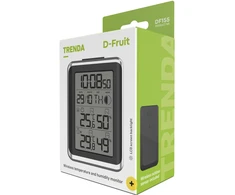Ventiliatorius D-Fruit belaidis temperatūros ir drėgmės matuoklis Trenda DF155