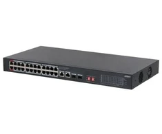 Šakotuvas Dahua Technology Komutatorius POE S3228-24GT-375 24 prievadų + 2x įėjimo kanalai + 2x SFP DAHUA