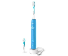 Dantų šepetėlis Šepetėlis Philips Sonicare vaikams su Bluetooth Žydra (HX6600/12)