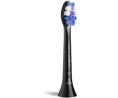 6 dalių šepetėlių galvučių pakuotė Philips Sonicare Sensitive HX6056/88, juodos spalvos