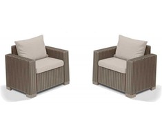 Keter Garden chairs 2pcs. California beige