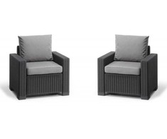Keter Garden chairs 2pcs. California pilkas