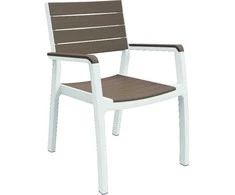 Keter Harmony Armchair baltas/beige