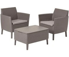 Lauko baldų komplektas Keter Sodo baldų komplektas Salemo Balcony Set beige