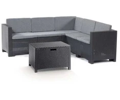 Lauko baldų komplektas Keter Bica Sodo baldų komplektas Set Colorado Corner pilkas