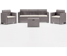 Lauko baldų komplektas Gardena Bica Sodo baldų komplektas Set Nebraska 3 beige