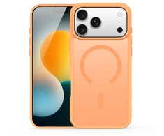 Dėklas Aizmugurējais vāciņš Dux Ducis Apple iPhone 17 Pro Max YIND PC+TPU Case with MagSafe Oranžinis ()