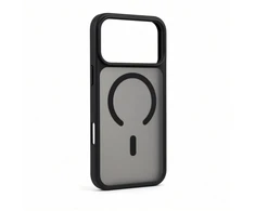 Aizmugurējais vāciņš Evelatus Apple iPhone 18 Pro Max Sidabrinis-Shield Skin Feel 2-in-1 MagSafe Case Juodas