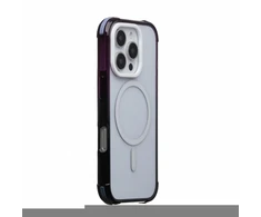 Dėklas Back Cover Evelatus Apple iPhone 16 Pro Defender Gradient Color MagSafe Juodas Violetinė