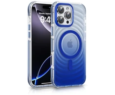 Dėklas Aizmugurējais vāciņš Evelatus Apple iPhone 15 EchoWave Clear MagSafe Mėlyna EVEAPP15EWCMTB ()