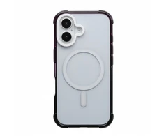 Dėklas Back Cover Evelatus Apple iPhone 16 Defender Gradient Color MagSafe Juodas Violetinė