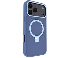 Dėklas Aizmugurējais vāciņš Evelatus Apple iPhone 17 Pro Max Shield Case With MagSafe &amp; Stand Matte Mėlyna EVEAPP17PMSCMWSBL ()