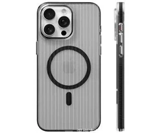 Dėklas Aizmugurējais vāciņš Evelatus Apple iPhone 16 Suitcase MagSafe Case Transparent Juodas EVEAPP16SMCTB ()