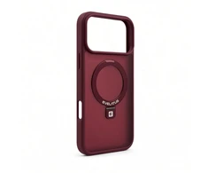 Dėklas Aizmugurējais vāciņš Evelatus Apple iPhone 18 Pro Max Shield Case With MagSafe &amp; Stand Matte Ring Burgundy 4752192110048 EVEAPP18PMSCWMSMRBU (4752192110048)