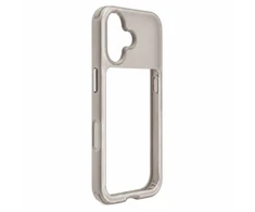 Dėklas Aizmugurējais vāciņš Evelatus Apple iPhone 17 LiveCase Hybird Case Stend PC+TPU Sidabrinis