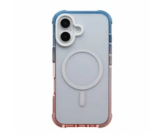 Dėklas Aizmugurējais vāciņš Evelatus Apple iPhone 16 Defender Gradient Color MagSafe Mėlyna Rožinė EVEAPP16DCMBPI ()