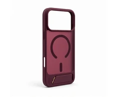 Aizmugurējais vāciņš Evelatus Apple iPhone 18 Pro Max Rubber Coated MagSafe With Stand Case Burgundy