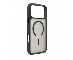 Aizmugurējais vāciņš Evelatus Apple iPhone 18 Pro Sidabrinis-Shield Skin Feel 2-in-1 MagSafe Case Smoke Pilkas