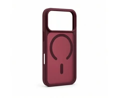 Aizmugurējais vāciņš Evelatus Apple iPhone 18 Pro Sidabrinis-Shield Skin Feel 2-in-1 MagSafe Case Burgundy