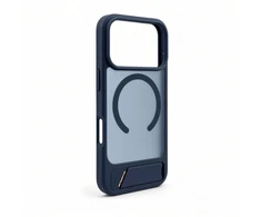 Dėklas Aizmugurējais vāciņš Evelatus Apple iPhone 18 Pro Rubber Coated MagSafe With Stand Case Navy Mėlyna 4752192109745 EVEAPP18PRCMWSCNB (4752192109745)