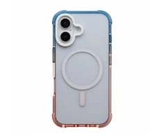 Dėklas Back Cover Evelatus Apple iPhone 16 Defender Gradient Color MagSafe Mėlyna Rožinė