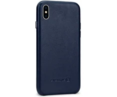 Dėklas Aizmugurējais vāciņš Evelatus - Leather case for Apple iPhone X Dark Mėlyna 23984 ()