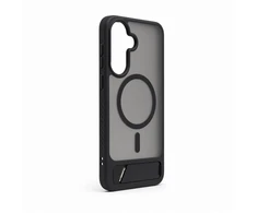 Dėklas Aizmugurējais vāciņš Evelatus Samsung Galaxy A57 Rubber Coated MagSafe With Stand Case Juodas