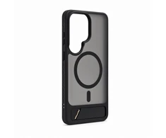 Dėklas Aizmugurējais vāciņš Evelatus Samsung Galaxy S26 Ultra Rubber Coated MagSafe With Stand Case Juodas