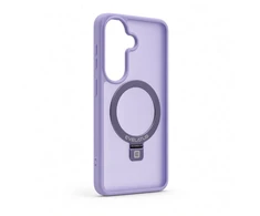 Dėklas Aizmugurējais vāciņš Evelatus Samsung Galaxy S26 Shield Case With MagSafe &amp; Stand Matte Ring Lavender Violetinė
