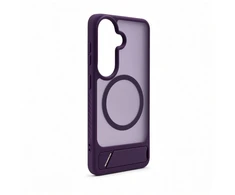 Dėklas Aizmugurējais vāciņš Evelatus Samsung Galaxy S26 Rubber Coated MagSafe With Stand Case Violetinė 4752192108670 EVESAMS26RCMWSP (4752192108670)