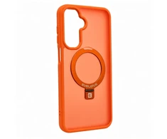 Dėklas Aizmugurējais vāciņš Evelatus Samsung Galaxy A17 4G / A17 5G Shield Case With MagSafe &amp; Stand Matte Ring Oranžinis 4752192108526 EVESAMA17SCMSMRO (4752192108526)