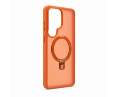 Dėklas Aizmugurējais vāciņš Evelatus Samsung Galaxy S26 Ultra Shield Case With MagSafe &amp; Stand Matte Ring Oranžinis 4752192108366 EVESAMS26USCMSMRO (4752192108366)