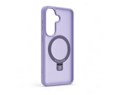 Dėklas Aizmugurējais vāciņš Evelatus Samsung Galaxy S26 Shield Case With MagSafe &amp; Stand Matte Ring Lavender Violetinė 4752192108380 EVESAMS26SCMSMRLP (4752192108380)