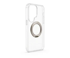 Dėklas Aizmugurējais vāciņš Evelatus Samsung Galaxy S26 Ultra Hybird Case With Magsafe PC+TPU 360 Metal Stand Transparent