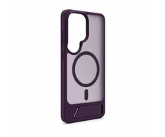 Dėklas Aizmugurējais vāciņš Evelatus Samsung Galaxy S26 Ultra Rubber Coated MagSafe With Stand Case Violetinė