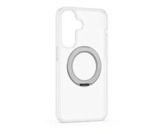 Dėklas Aizmugurējais vāciņš Evelatus Samsung Galaxy A37 / A36 Hybird Case With Magsafe PC+TPU 360 Metal Stand Transparent
