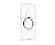 Dėklas Aizmugurējais vāciņš Evelatus Samsung Galaxy S26 Hybird Case With Magsafe PC+TPU 360 Metal Stand Transparent
